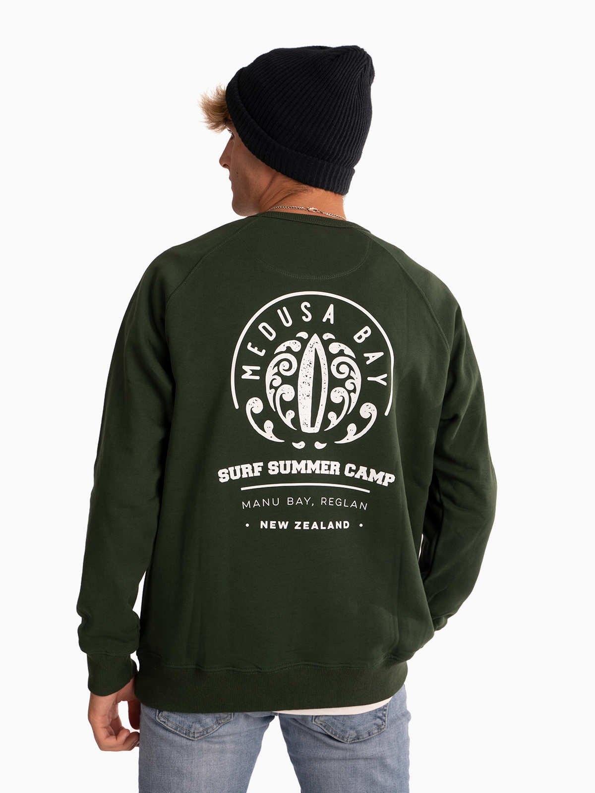 Sudadera verde Medusa Bay